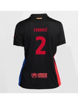 Barcelona Pau Cubarsi #2 Zenski Gostujuci Dres 2024-25 Kratak Rukavima